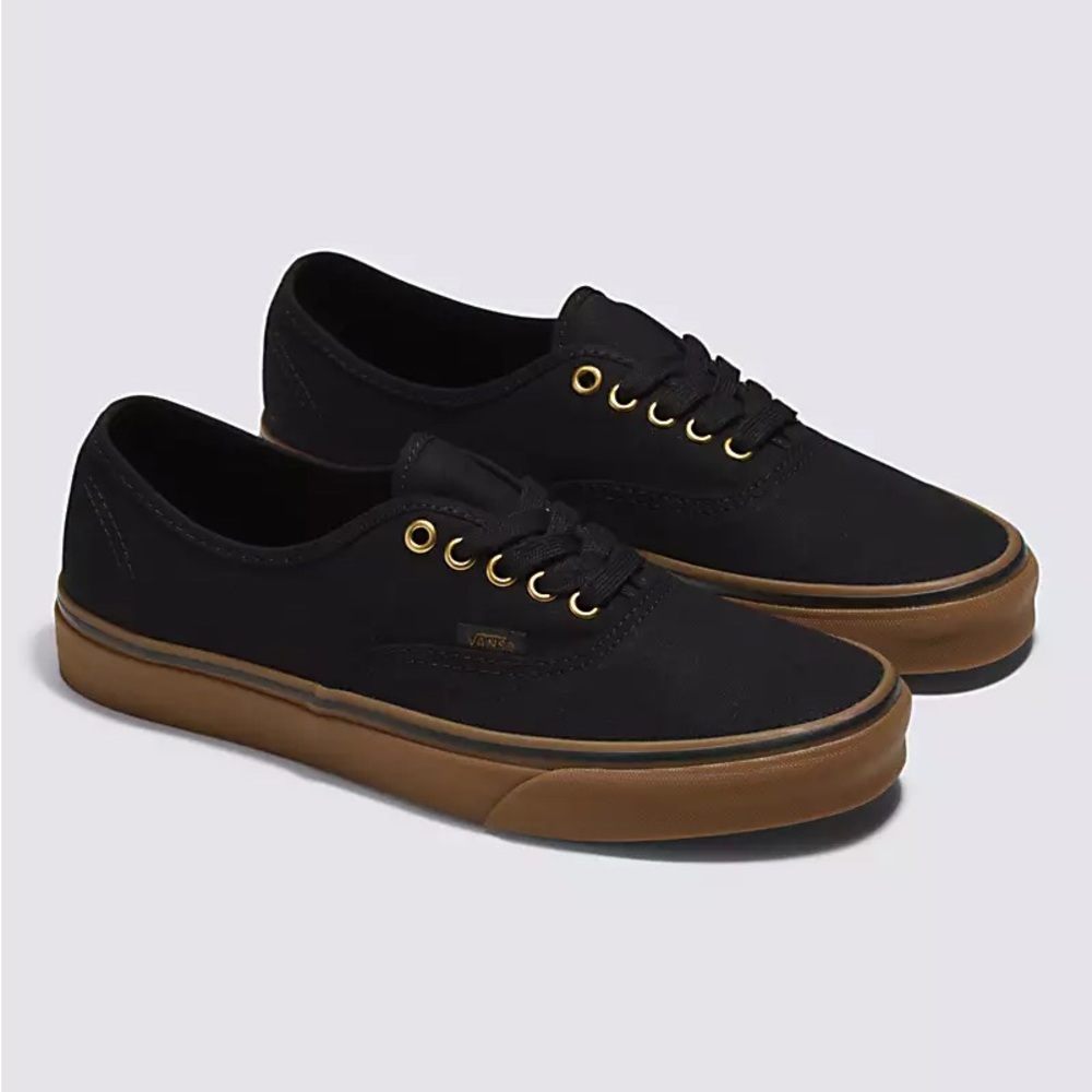 Vans Authentic Black & Gum Shoes